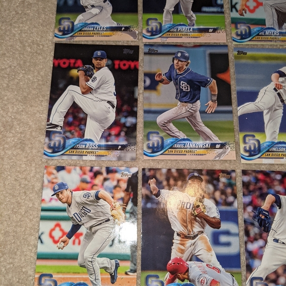 2018 topps San Diego Padres lot of 19 - Picture 5 of 12